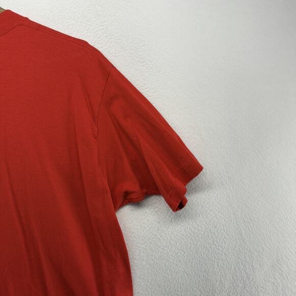 Vintage Detroit Red Wings Shirt Men's Medium Embroidered Spellout Single Stitch - Picture 9 of 10